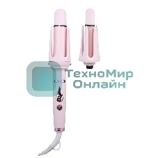 Щипцы для завивки волос KELLI KL-1251 розовый, 32 мм, 200 °C, 5 режимов