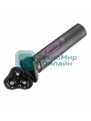 Электробритва BQ SV1008 Gray-Pink. Мощность 5 Вт/Время зарядки 90 минут/Время беспроводной работы 90 минут/Влагозащита IPX6/Электропитание 110-240 В, 50-60 Гц/Ротационная головка бритвы/Мощный мотор/Индикатор заряда батареи/Портативная база для подзарядки/3 насадки в комплекте