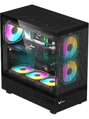 Компьютерный корпус AeroCool/Formula Crystal Z8 FLOE черный без БП ATX 3x120мм 5x140мм 1xUSB2.0 1xUSB3.0 1xUSB3.1 audio bott PSU