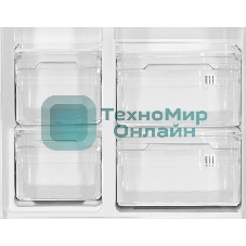 Холодильник Kraft KF-MS5701DI темно-серый двухкамерный 372/198л морозилка сбоку, Side by Side