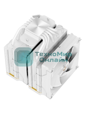 Кулер Ocypus Iota A62 WH Iota-A62-WH белый 120мм алюминий+медь 2000rpm 29db 4-pin 260W 158мм