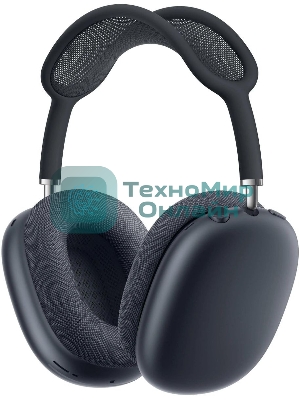 Беспроводные/проводные наушники Apple AirPods Max A3184 темная ночь, полноразмерные, Bluetooth + проводной, оголовье, до 20 ч