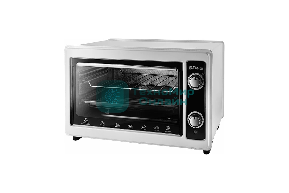 Мини-печь Delta D-0122 белая