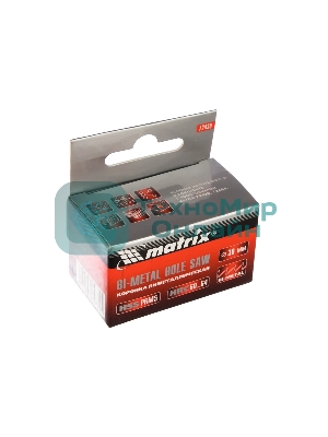 Коронка Matrix BIMETAL, 30 мм