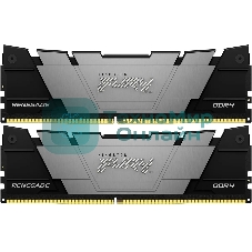 Оперативная память Kingston Fury Renegade, DDR4, 16GB (2x8GB), 3600MHz, CL16, DIMM, с радиаторами, серый/черный
