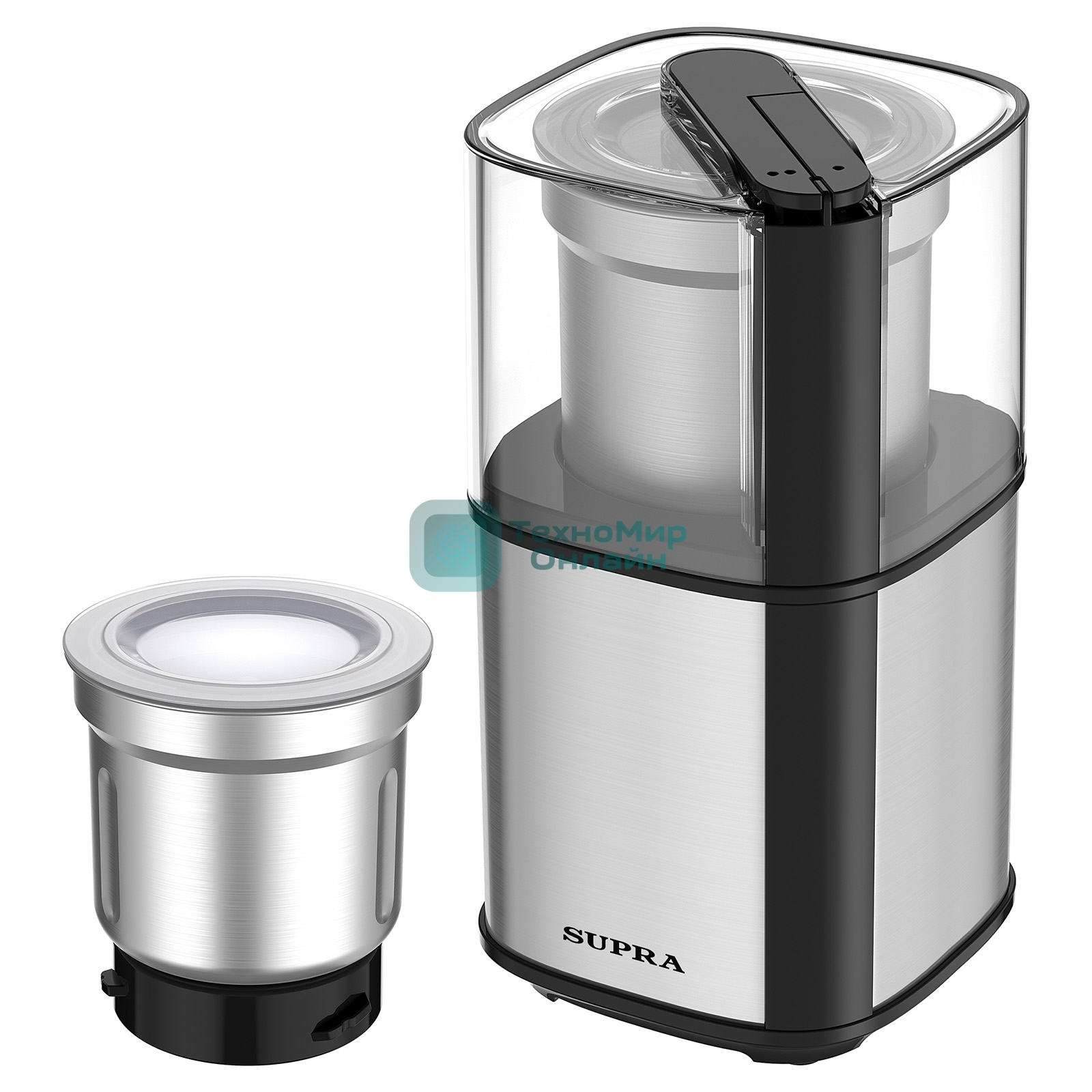 Кофемолка SUPRA CGS-320 300 Вт, 80 г, серебристый