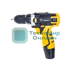 Дрель-шуруповерт Deko DKCD12FU-Li, 12 В, 2 Ач, 28 Нм, щеточный