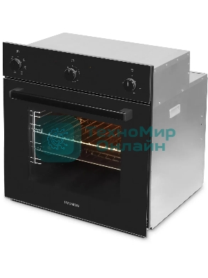 Духовой шкаф электрический Hyundai 6006.03 BG черное стекло