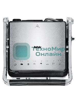 Гриль электрический BBK BEG2004 2000 Вт, черный/металлик