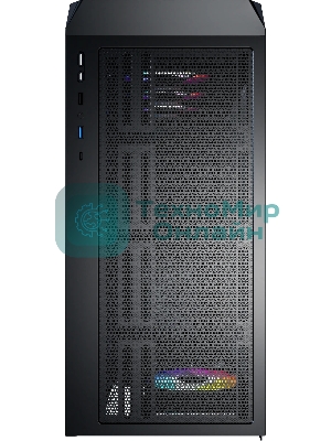 Компьютерный корпус Montech X5 черный без БП ATX 4x120мм 1xUSB2.0 1xUSB3.0 audio bott PSU