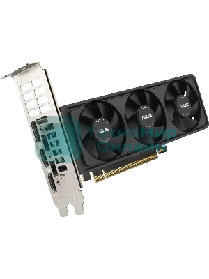 Видеокарта Asus GeForce RTX 5060 LP BRK, NVIDIA RTX 5060, 8Gb, GDDR7, 128 bit, PCI-E 5.0, HDMIx2, DPx1, HDCP, 2580 MHz