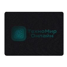 Коврик для мыши BURO BU-CLOTH/black матерчатый, черный, 220 х 250 х 4 мм