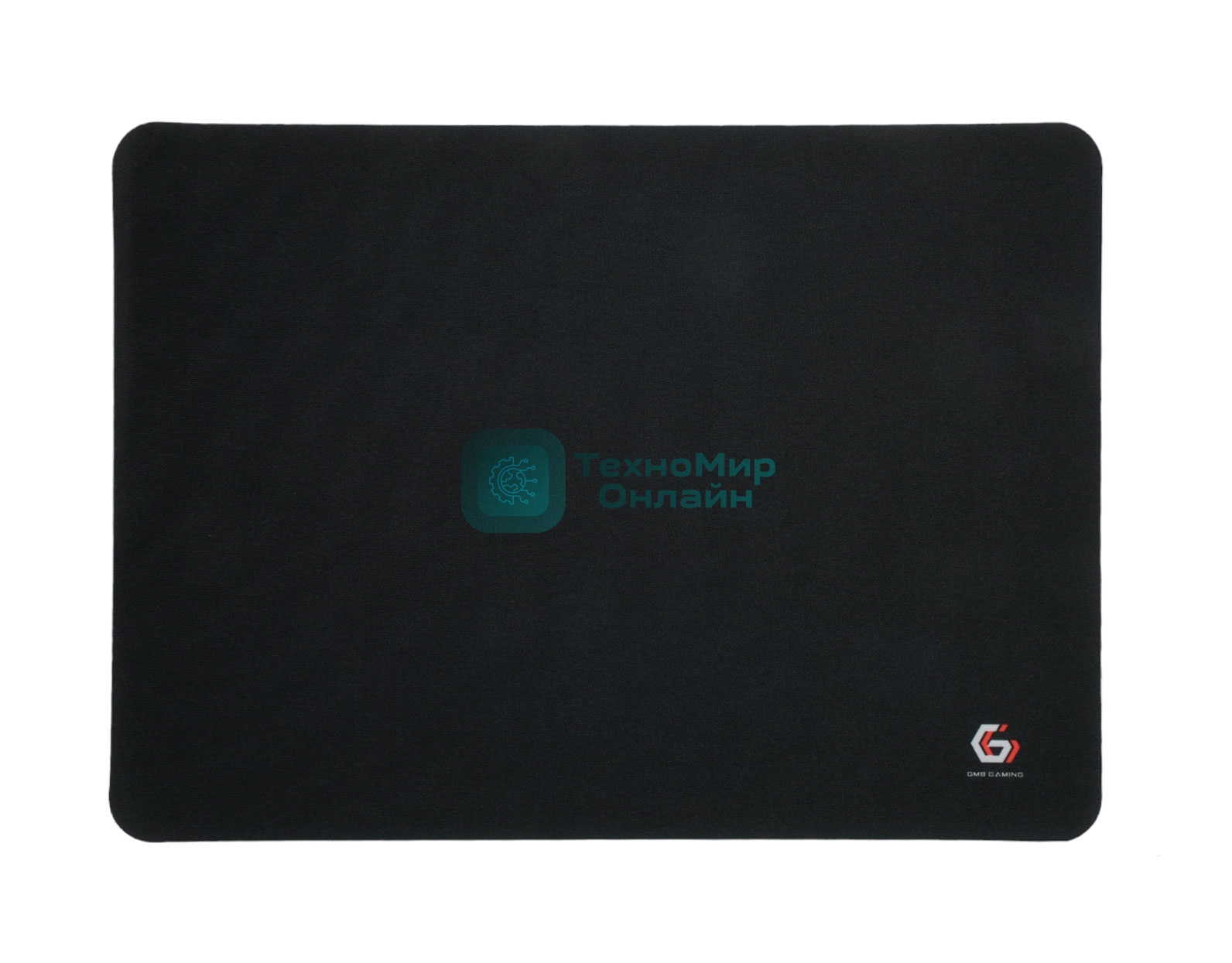Коврик для мыши Gembird MP-35-25-BLACK, черный, 350х250х3мм, ткань/резина, пакет