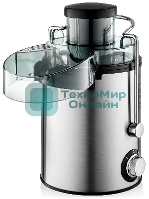 Соковыжималка BRAYER BR1711 серебристый, центробежная, 800 Вт, 500 мл, механическое