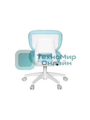 Кресло Cactus CS-CHR-3594BL голубой, ткань, 75 кг, механизм качания