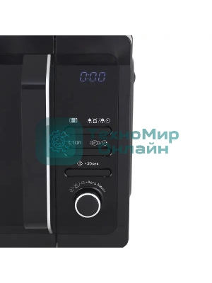 Микроволновая печь Sharp R2852RK черный/серебристый, 20 л, 800 Вт, переключатели - кнопки, поворотный механизм