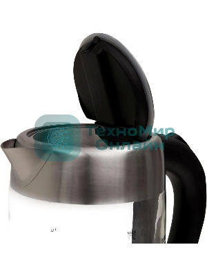 Чайник электрический Oasis K-7GS стальной+черный 1,7л. 2200Вт