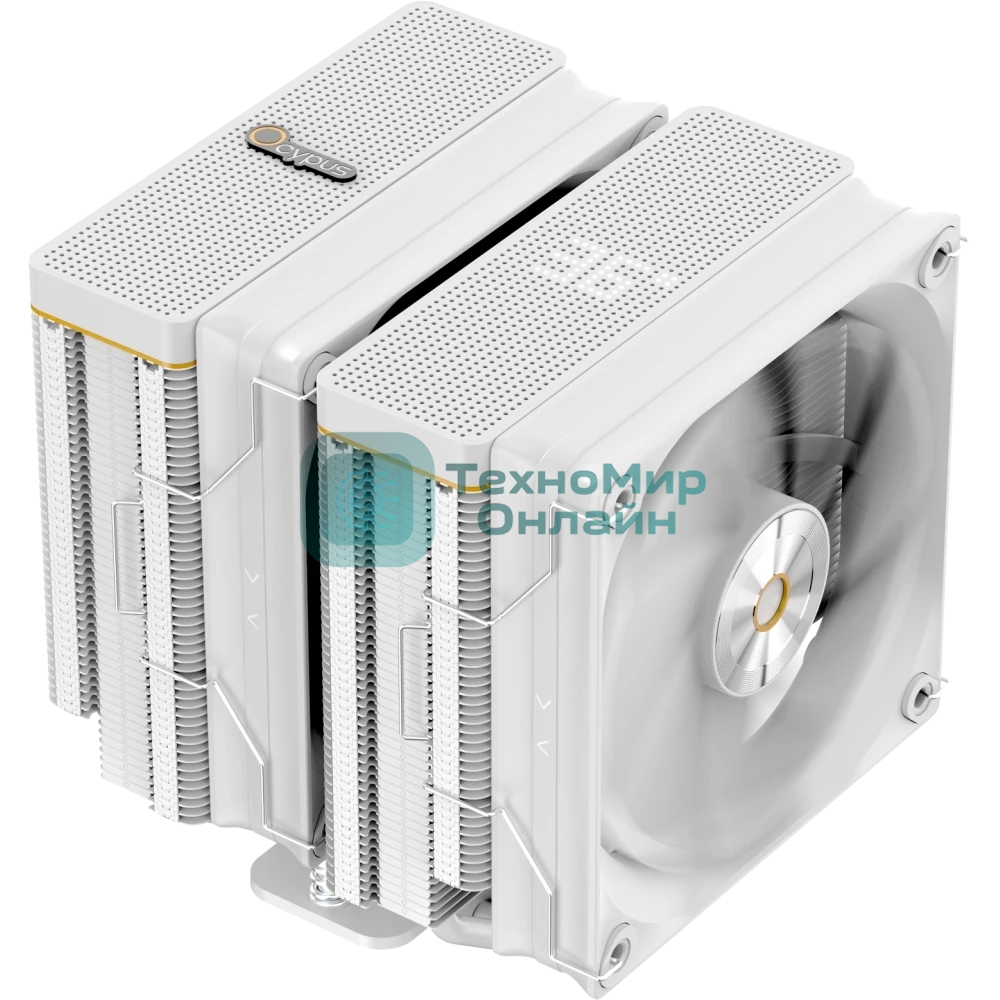 Кулер Ocypus Iota A62 WH Iota-A62-WH белый 120мм алюминий+медь 2000rpm 29db 4-pin 260W 158мм