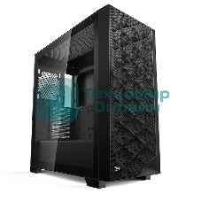 Компьютерный корпус без блока питания PCCooler C3D510 BK, Mesh Mid Tower, черный, TG, 0.7 SPCC, no fans E-ATX, ATX, mATX, mITX 170/390/205mm 2x2.5