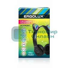 Наушники накладные беспроводные Ergolux ELX-BTHP02-C02 черный