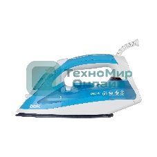 Утюг BBK ISE-2400 бирюзовый/белый, 2400 Вт, 35 г/мин, 140 г/мин, 280 мл