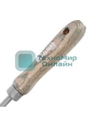 Рыхлитель трехзубый Palisad LUXE 100х345 мм, стальной, рукоятка из ясеня