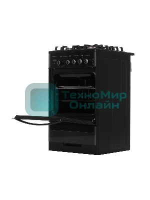 Плита газовая Gefest ПГ 5500-03 0044 черный, конфорок 4 шт, духовка 52 л, 50 см x 85 см x 58.5 см