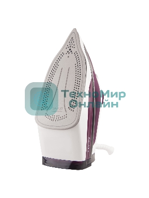 Утюг Galaxy Line GL 6108 бордовый/белый, 2400 Вт, 50 г/мин, 230 г/мин, 500 мл