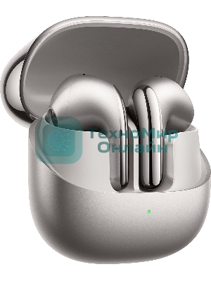 Наушники TWS Xiaomi Buds 5 серый, вкладыши, Bluetooth, активное шумоподавление, до 6 ч