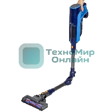 Пылесос вертикальный SUPRA VCS-5081 синий, питание от аккумулятора, 300 Вт, уборка сухая, пылесборник 1 л, работа от АКБ max 30 мин.