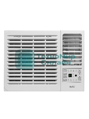 Кондиционер оконный Ballu BWC-09 AC 9000 BTU, 24 м², 49 дБ, охлаждение, осушение, белый
