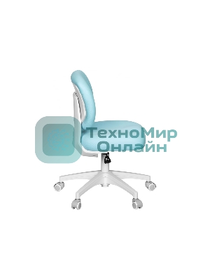 Кресло Cactus CS-CHR-3594BL голубой, ткань, 75 кг, механизм качания