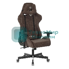 Кресло Бюрократ VIKING KNIGHT LT10 FABRIC коричневый, ткань, 120 кг, механизм качания