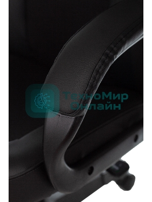 Кресло игровое Zombie GAME 17 черный, текстиль/эко.кожа, крестовина пластик