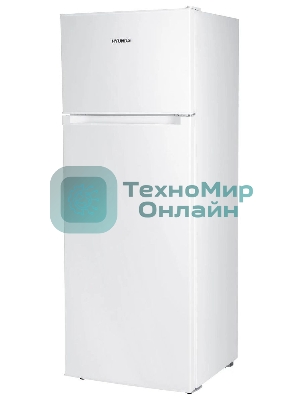 Холодильник Hyundai CT2551WT белый двухкамерный 166/40л морозилка сверху