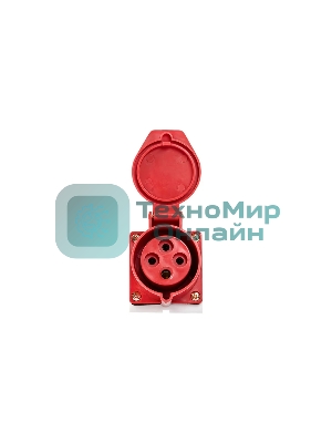 Розетка стационарная наружная EKF ps-114-16-380 16А 380В 3P+РЕ IP44 (114)
