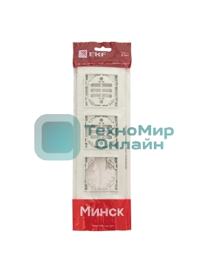 Рамка 4-м Минск горизонтальная бел. Basic EKF ERM-G-304-10
