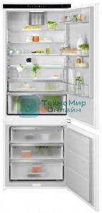 Встраиваемый холодильник Electrolux ENP7TD75S, комбинированный No Frost, Размеры ВxШxГ [мм]: 1884x696x549, сенсорное управление с символьным дисплеем, Динамическая система охлаждения в холодильной камере, система охлаждения в морозильной камере - No Frost, крепление дверцы на направляющих, A++ класс энергопотребления, Большой ящик на телескопических направляющих, MultiSpace, Flexi shelf, Инверторный компрессор
