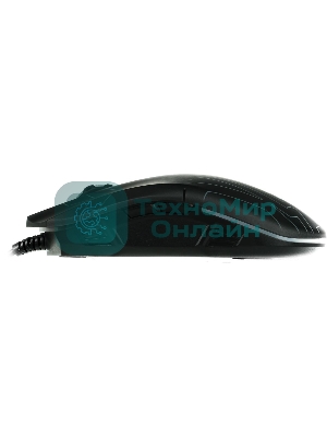 Мышь проводная A4Tech X77 черный, 2400 dpi, USB, кнопки - 8