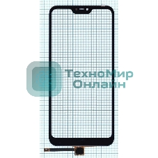 Сенсорное стекло (тачскрин) для Xiaomi Redmi 6 Pro/Mi A2 Lite, черное