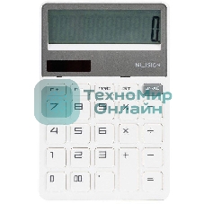 Калькулятор настольный Deli Nusign ENS042WHITE белый 12-разр.