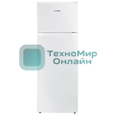 Холодильник Hyundai CT2551WT белый двухкамерный 166/40л морозилка сверху