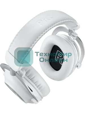 Наушники с микрофоном Logitech G Pro X 2 Lightspeed белый мониторные BT/Radio/3.5mm оголовье (981-001271)