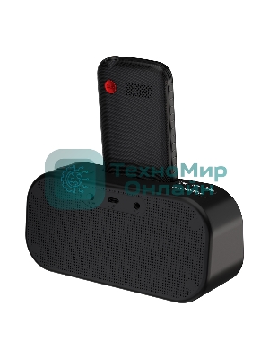 Мобильный телефон Maxvi RT-04 + док-станция, черный