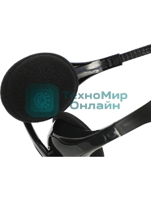 Гарнитура A4Tech HU-9 чёрный, проводная