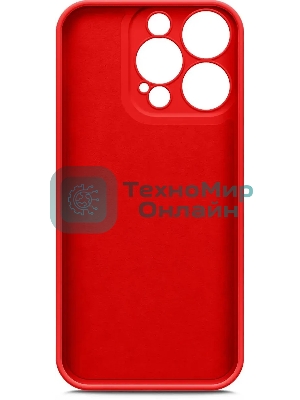 Чехол (клип-кейс) BoraSCO для Apple iPhone 14 Pro Microfiber Case красный (70808)