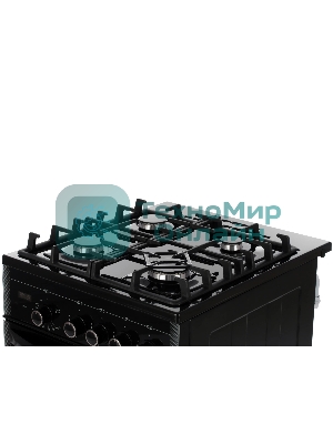 Плита газовая Gefest ПГ 5500-03 0044 черный, конфорок 4 шт, духовка 52 л, 50 см x 85 см x 58.5 см