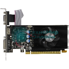 Видеокарта AFOX GT730 2Gb DDR3 PCI-E2.0 2ГБ DDR3, 128 бит, DVI-I, HDMI, VGA (D-Sub), GPU 700 МГц