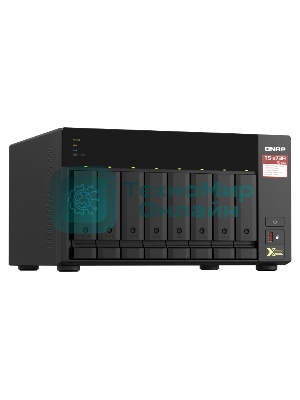 Сетевое хранилище без дисков SMB QNAP TS-873A-8G NAS, 8 trays 3,5