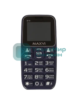 Мобильный телефон Maxvi B110 синий
